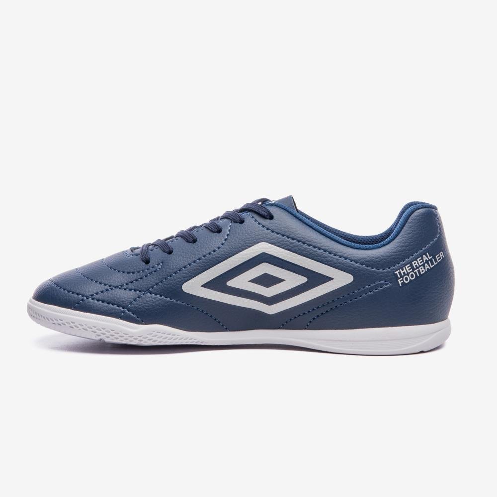 Chuteira Futsal Umbro Class Footballer Azul/Branco 2