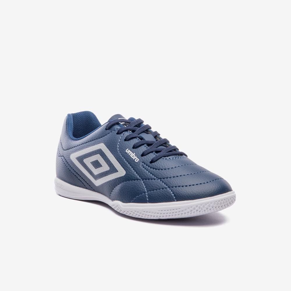 Chuteira Futsal Umbro Class Footballer Azul/Branco 3