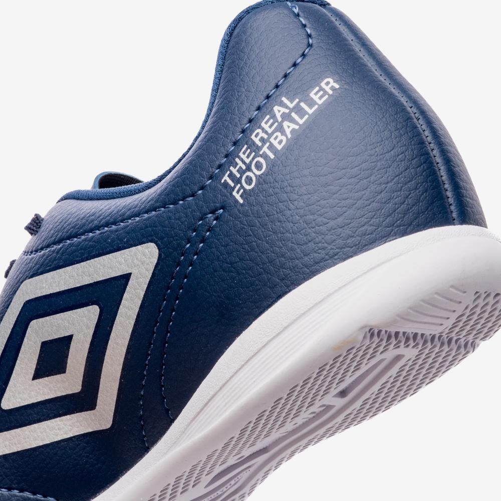 Chuteira Futsal Umbro Class Footballer Azul/Branco 8