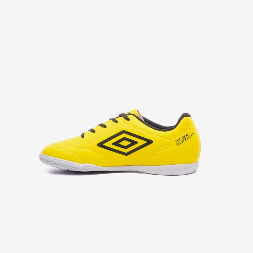Chuteira Futsal Umbro Class Footballer Jr Amarelo/Preto 2