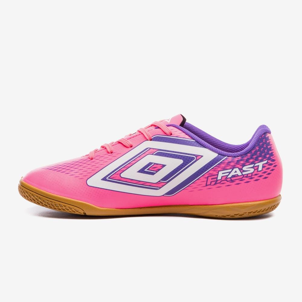 Chuteira Futsal Umbro Fast Ii Rosa/Roxo 2