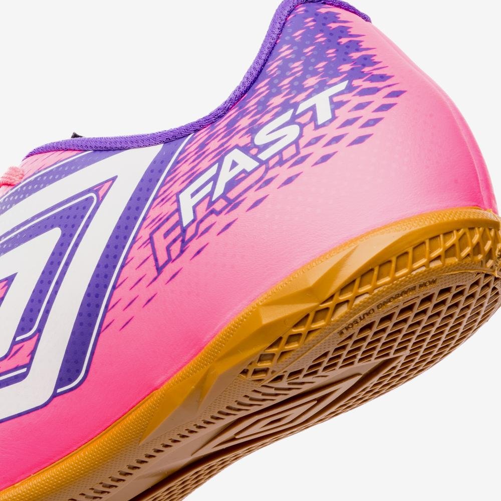 Chuteira Futsal Umbro Fast Ii Rosa/Roxo 8