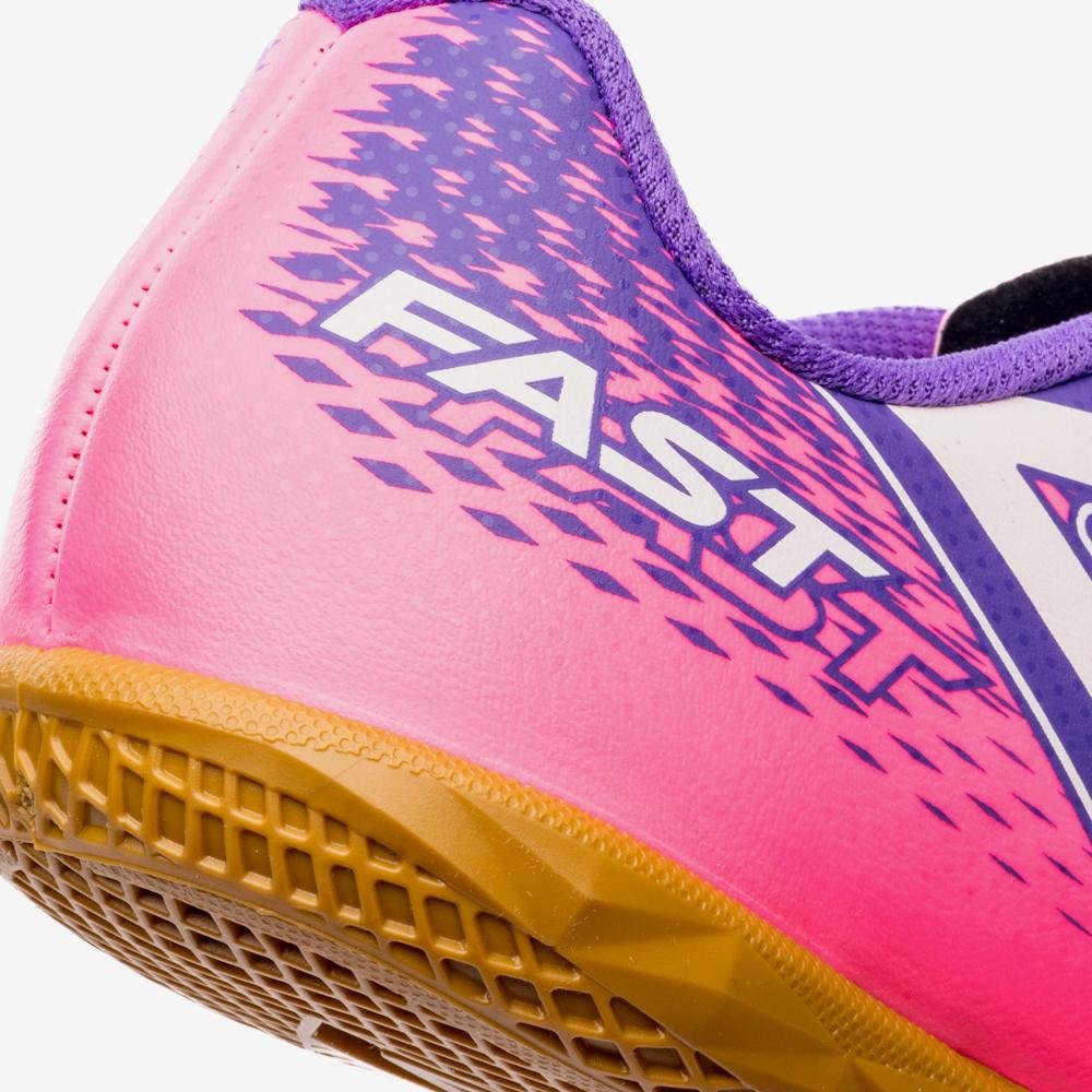 Chuteira Futsal Umbro Fast II Jr Rosa/Roxo 7
