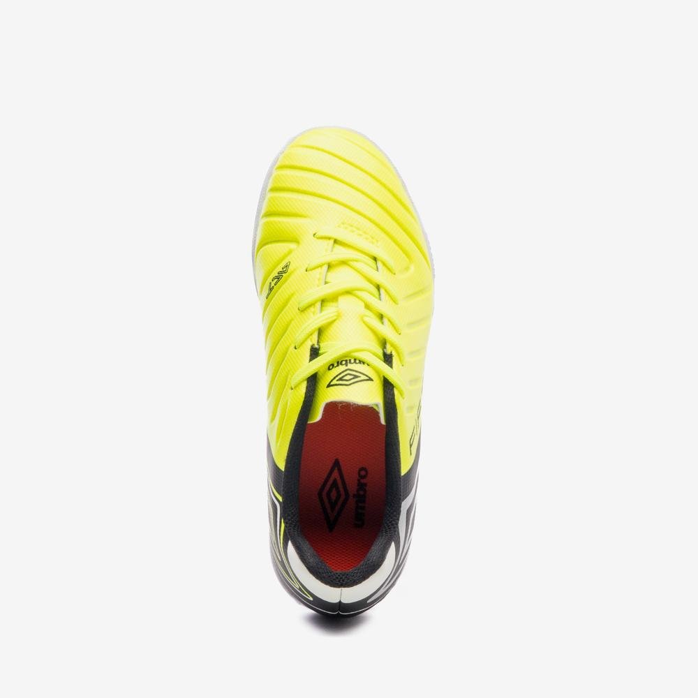 Chuteira Futsal Umbro Fifty Vi Jr Amarelo/Preto/Cinza 4