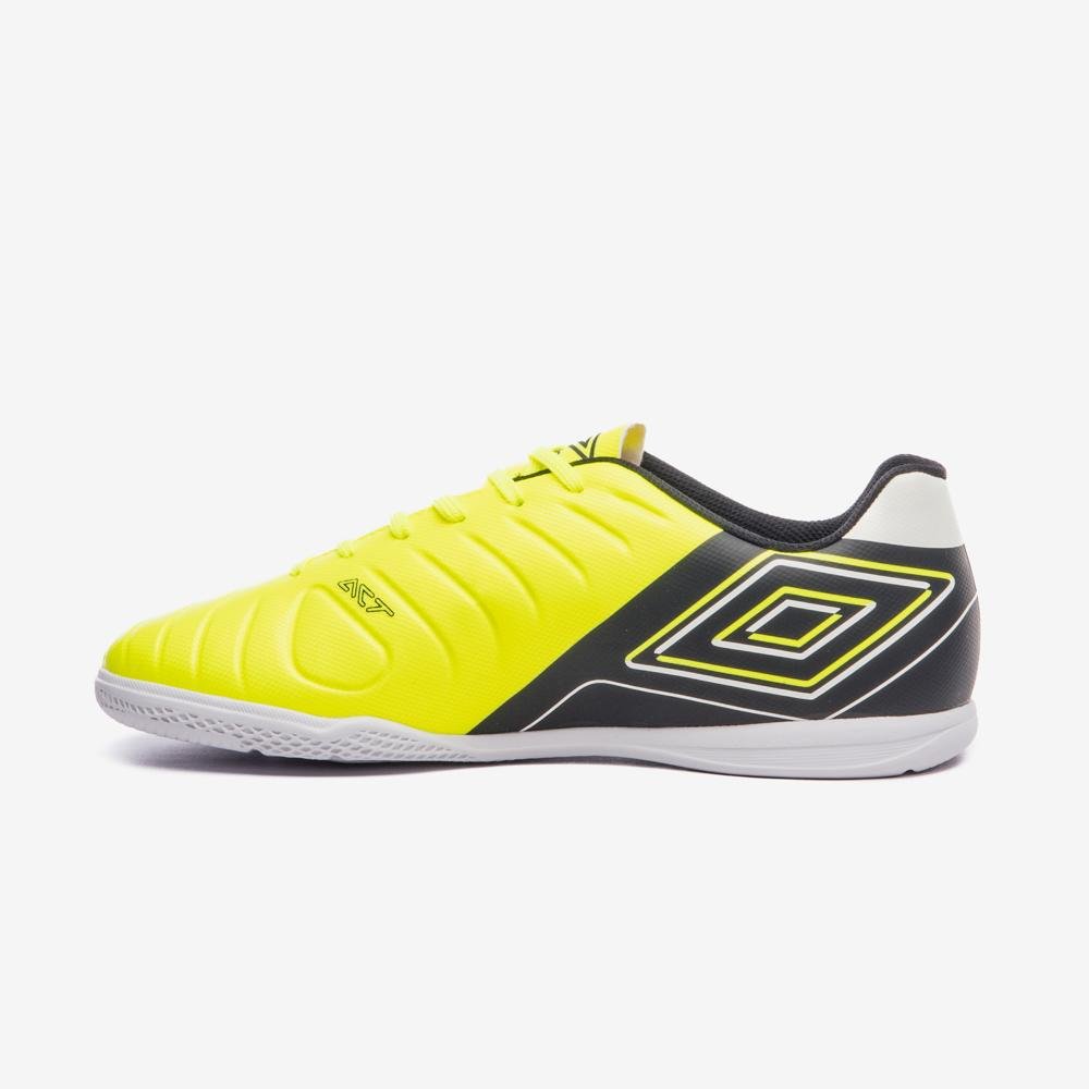 Chuteira Futsal Umbro Fifty Vi League Amarelo/Preto/Cinza 2