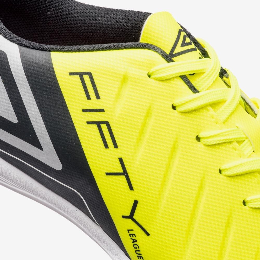 Chuteira Futsal Umbro Fifty Vi League Amarelo/Preto/Cinza 7