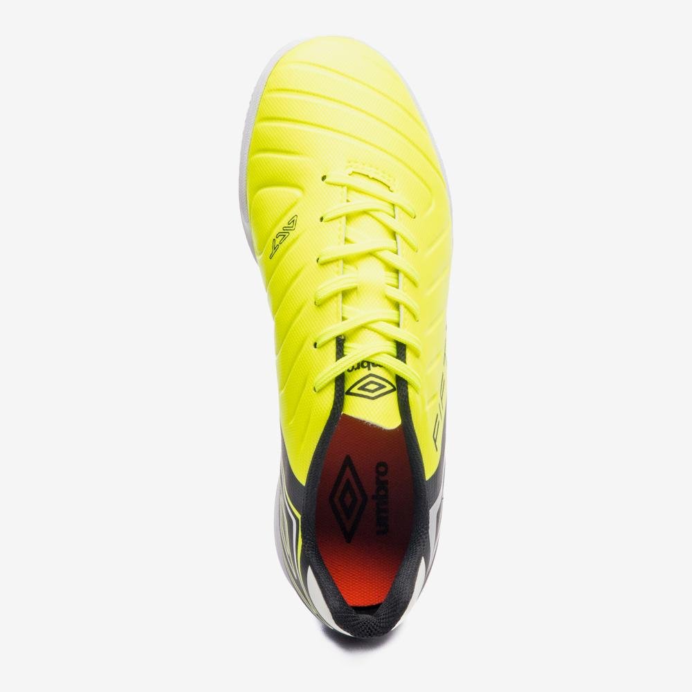 Chuteira Futsal Umbro Fifty Vi League Amarelo/Preto/Cinza