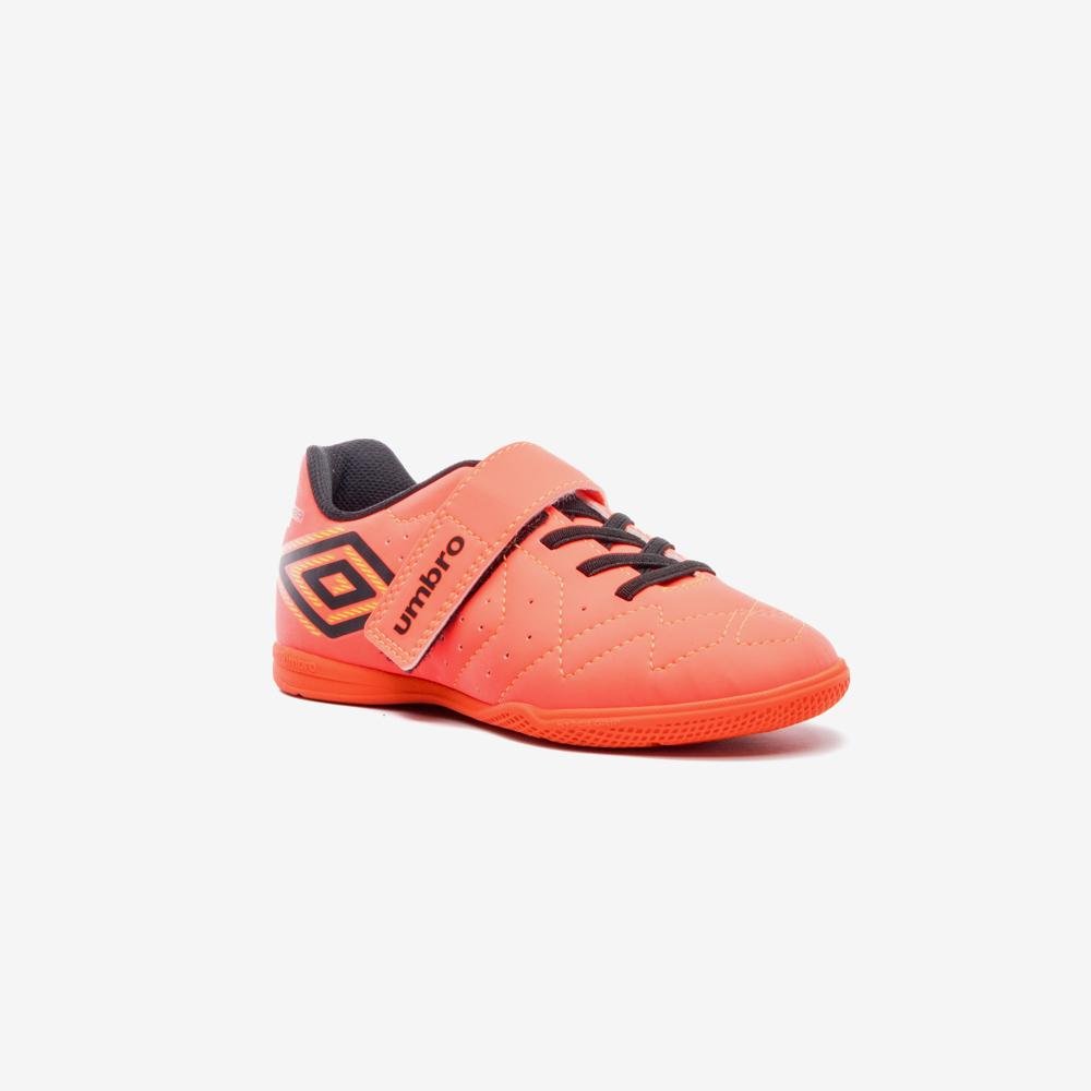 Chuteira Futsal Umbro Neo Striker Kids Laranja/Preto 3