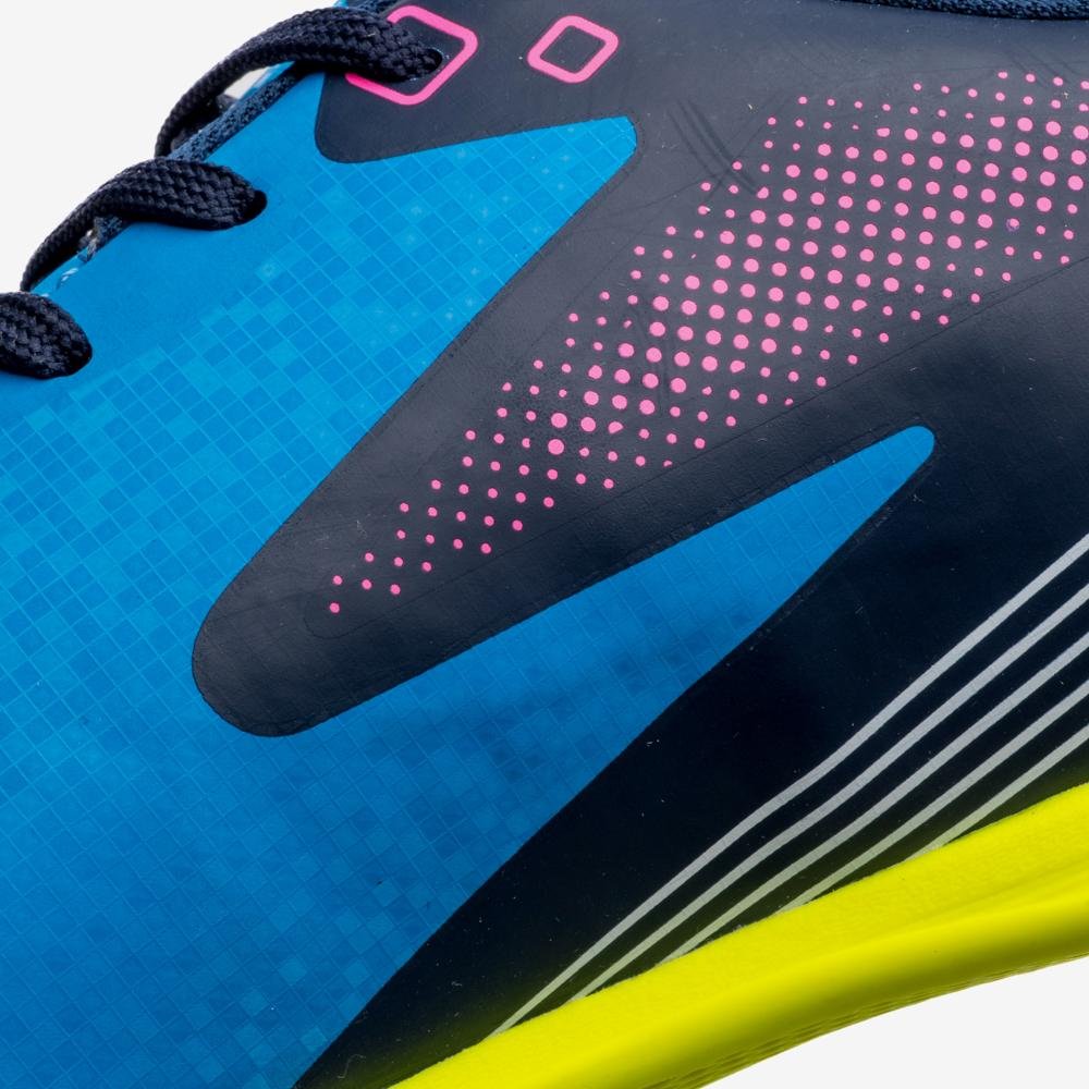 Chuteira Futsal Umbro Techno Ii Azul/Amarelo 9