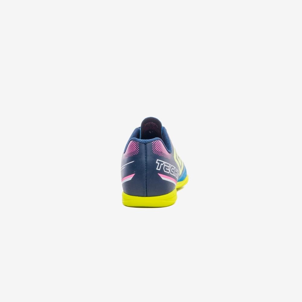 Chuteira Futsal Umbro Techno II Jr Azul/Amarelo 6