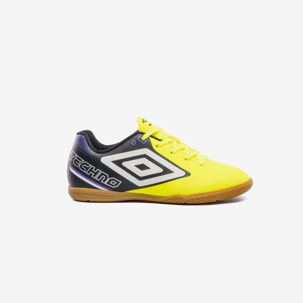Chuteira Futsal Umbro Techno II Jr Amarelo/Preto 1