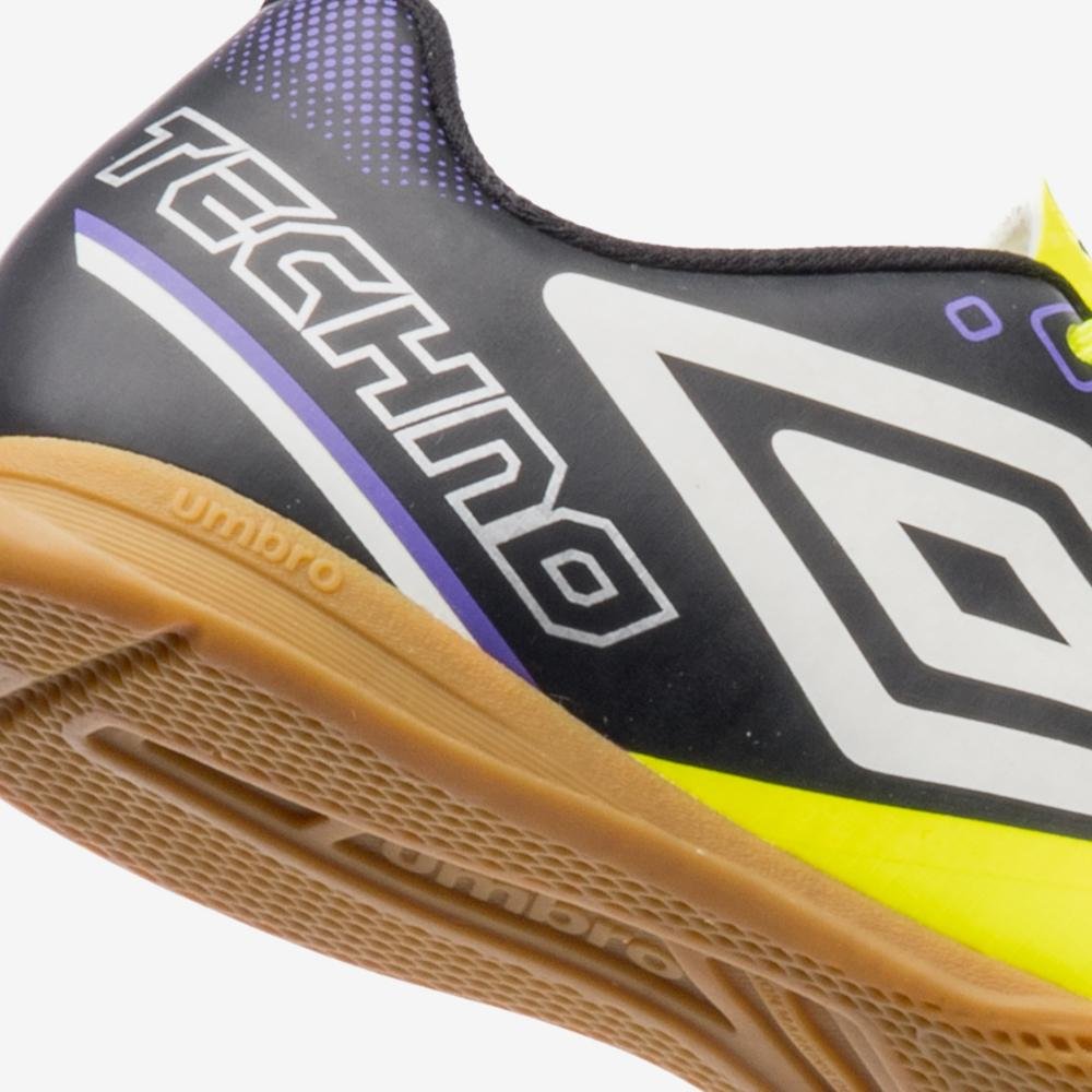 Chuteira Futsal Umbro Techno II Jr Amarelo/Preto 7