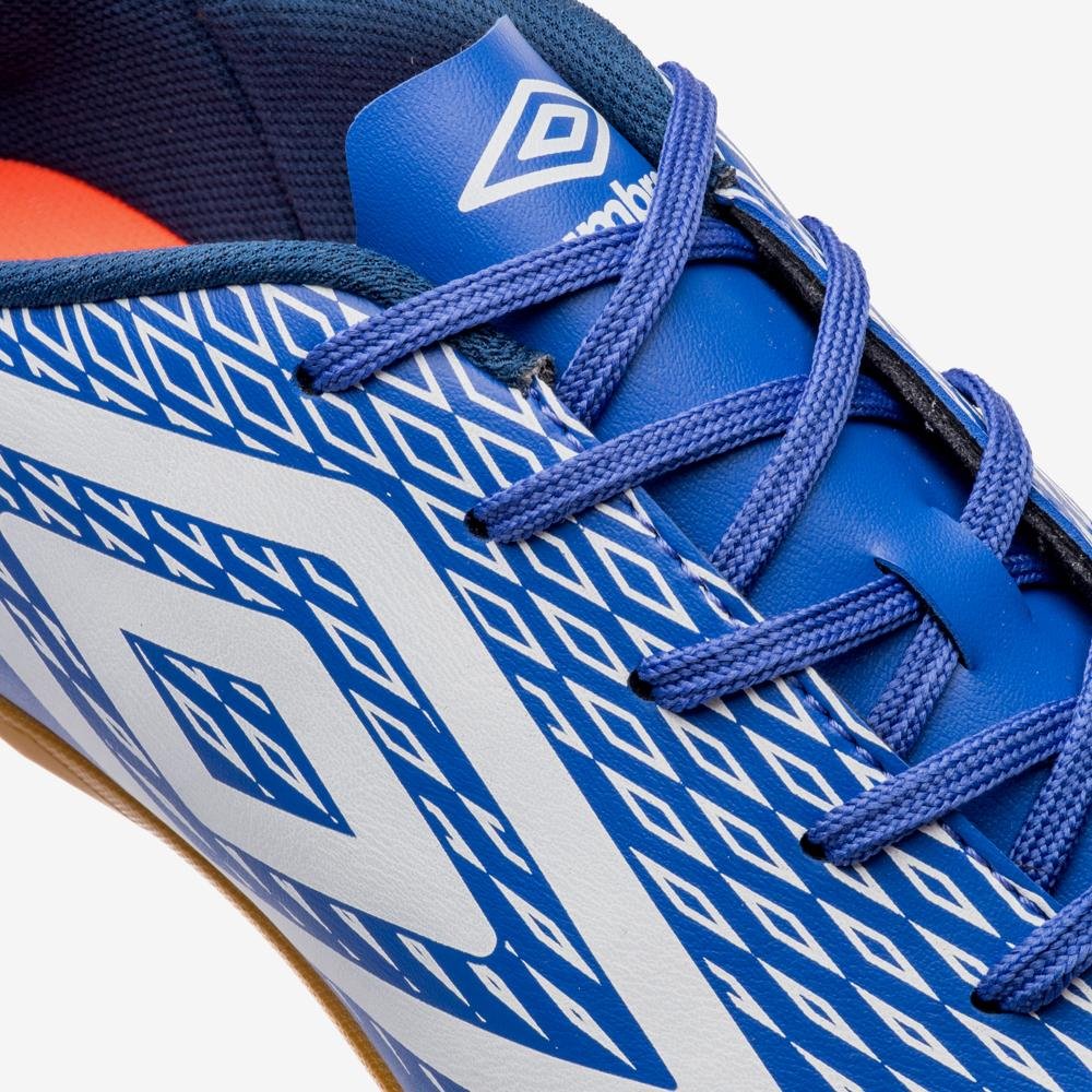Chuteira Futsal Umbro X-Diamond Azul/Branco 7