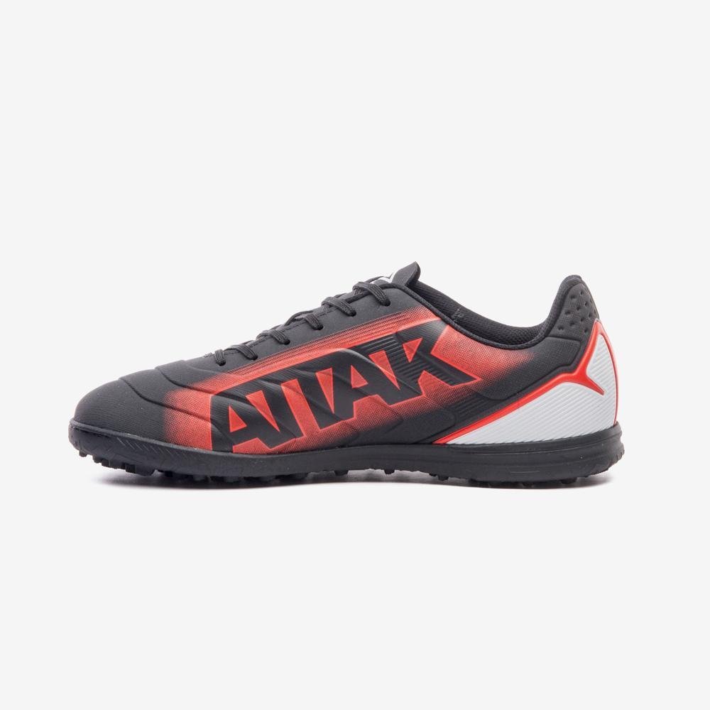 Chuteira Society Umbro Attak Iii Preto/Branco/Vermelho 2