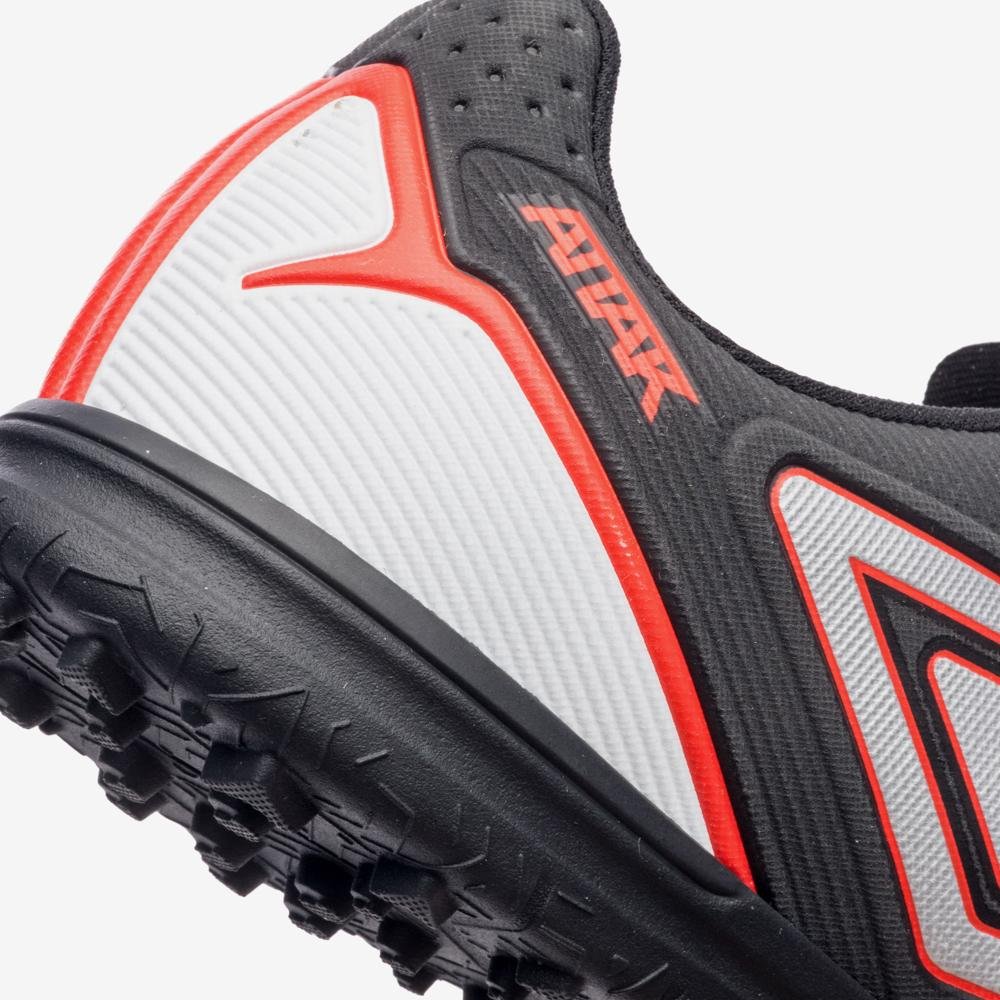 Chuteira Society Umbro Attak Iii Preto/Branco/Vermelho 7