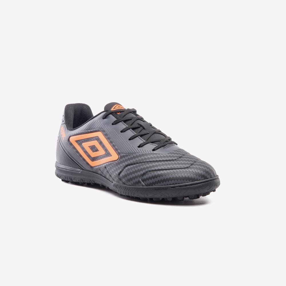 Chuteira Society Umbro Attak Iii Cinza/Laranja 3