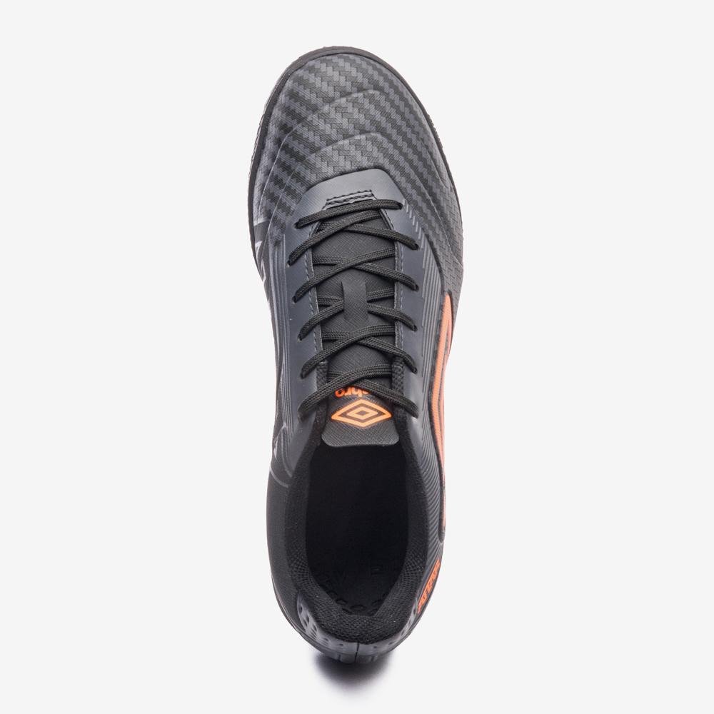 Chuteira Society Umbro Attak Iii Cinza/Laranja 4