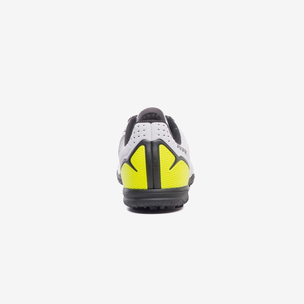 Chuteira Society Umbro Attak Iii Branco/Laranja/Amarelo 6