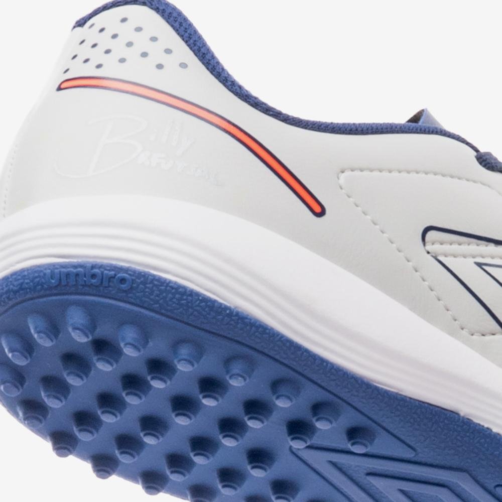 Chuteira Society Umbro Br Futsal Jr Cinza/Azul 7