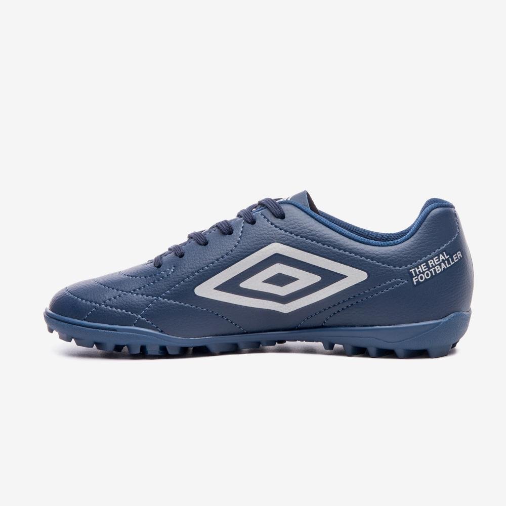 Chuteira Society Umbro Class Footballer Azul/Branco 2