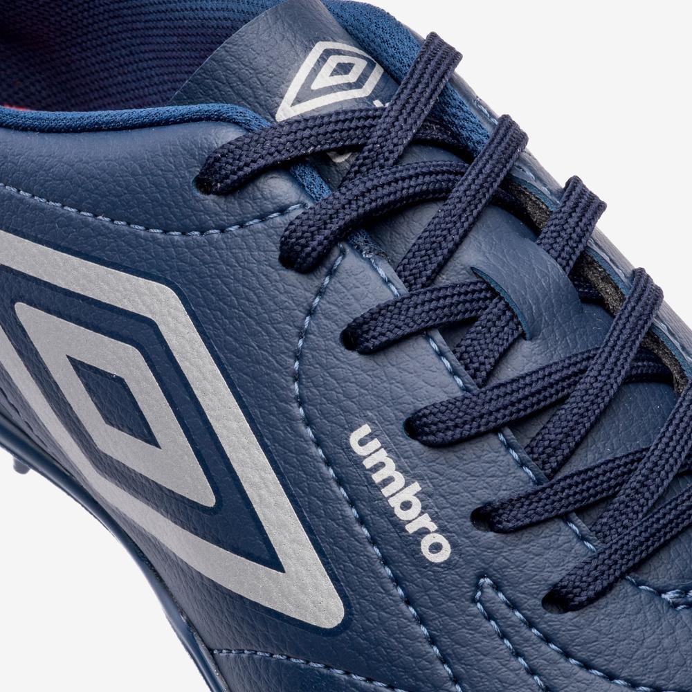 Chuteira Society Umbro Class Footballer Azul/Branco 7