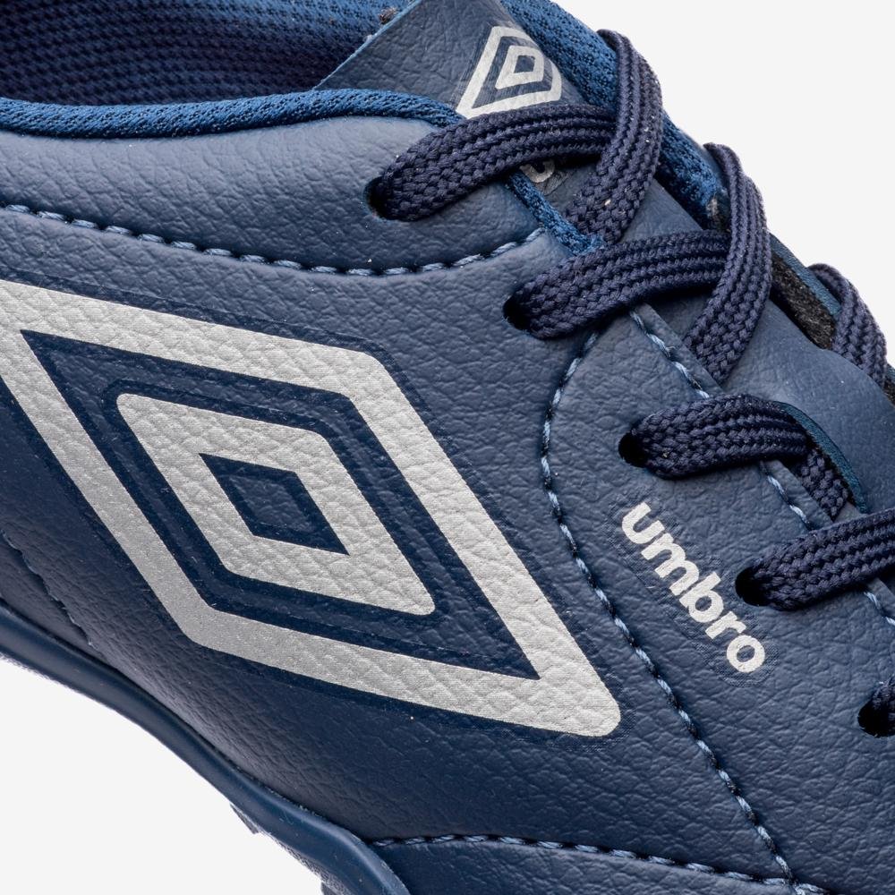 Chuteira Society Umbro Class Footballer Jr Azul/Branco 7