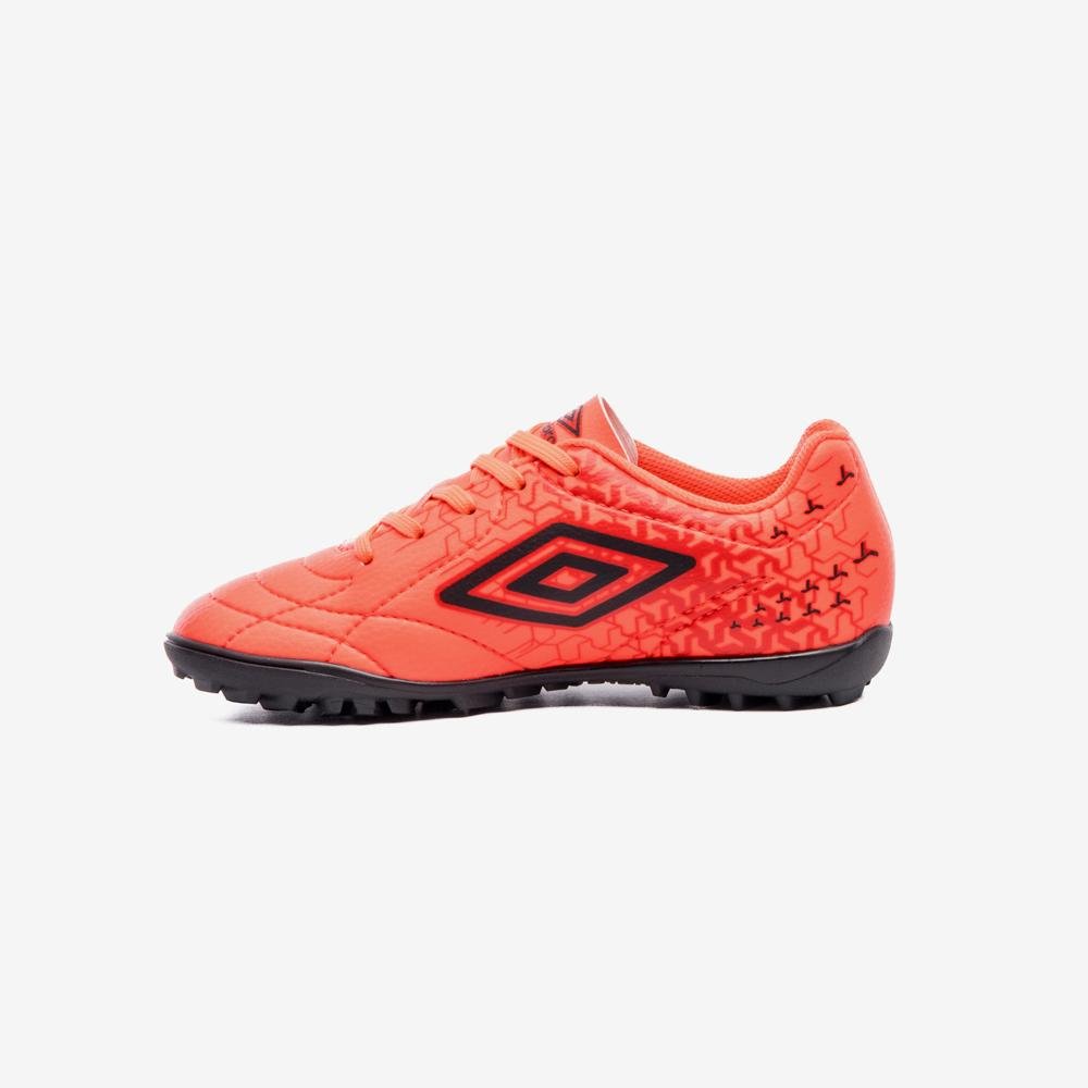 Chuteira Society Umbro Class Neo Jr Laranja/Preto 2