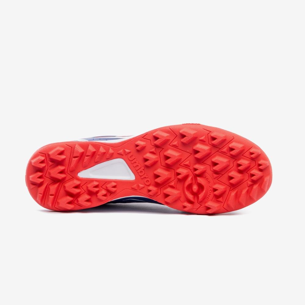 Chuteira Society Umbro Neo-Comfort Azul/Laranja/Branco 5