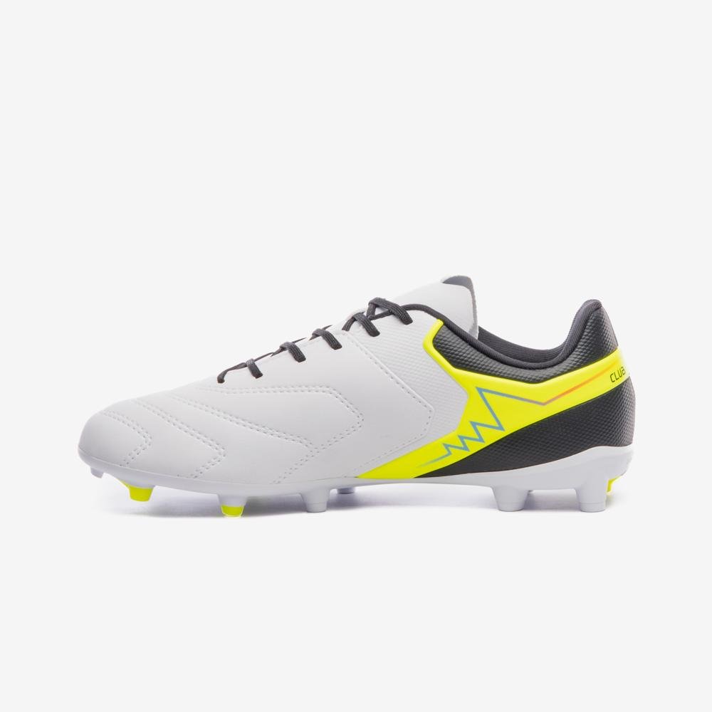 Chuteira Campo Umbro Adamant Master Class Club Branco/Preto/Amarelo 2