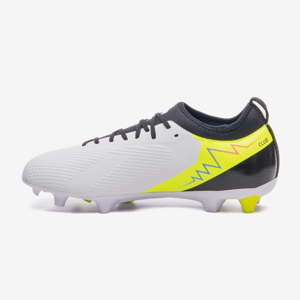 Chuteira Campo Umbro Adamant Top Speed Club Branco/Preto/Amarelo 2