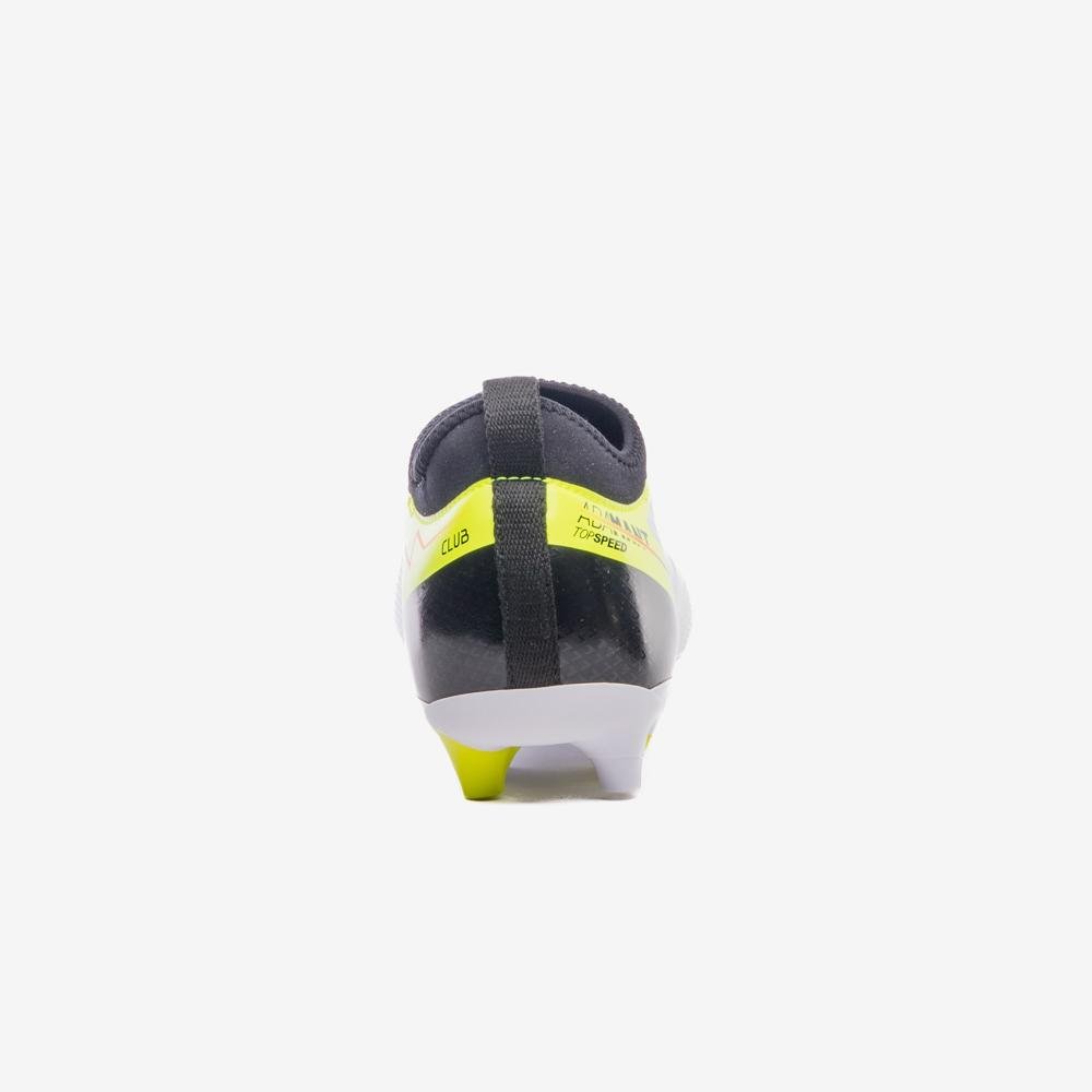 Chuteira Campo Umbro Adamant Top Speed Club Branco/Preto/Amarelo 6