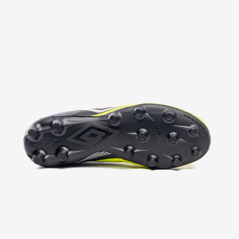 Chuteira Campo Umbro Techno Ii Amarelo/Preto/Branco 5