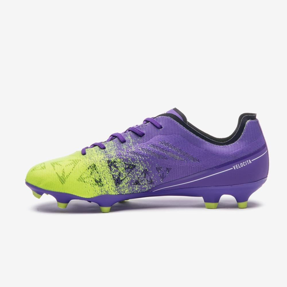 Chuteira Campo Umbro Velocita Decimo Premier Roxo/Preto/Verde 2