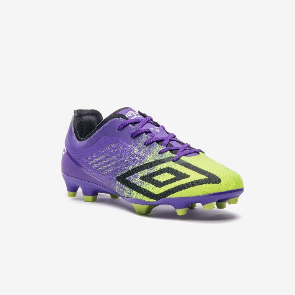 Chuteira Campo Umbro Velocita Decimo Premier Roxo/Preto/Verde 3