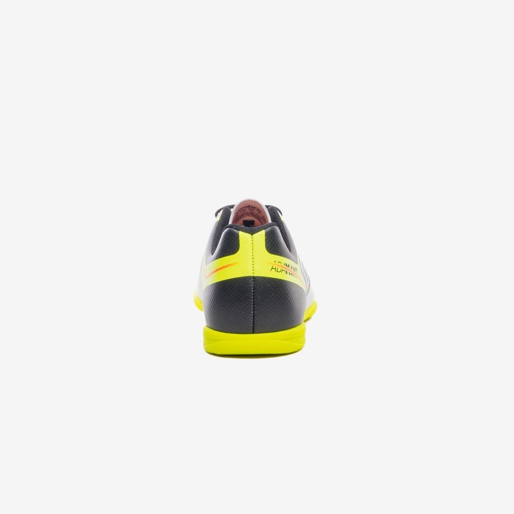 Chuteira Futsal Umbro Adamant Top Speed Jr Branco/Preto/Amarelo 6