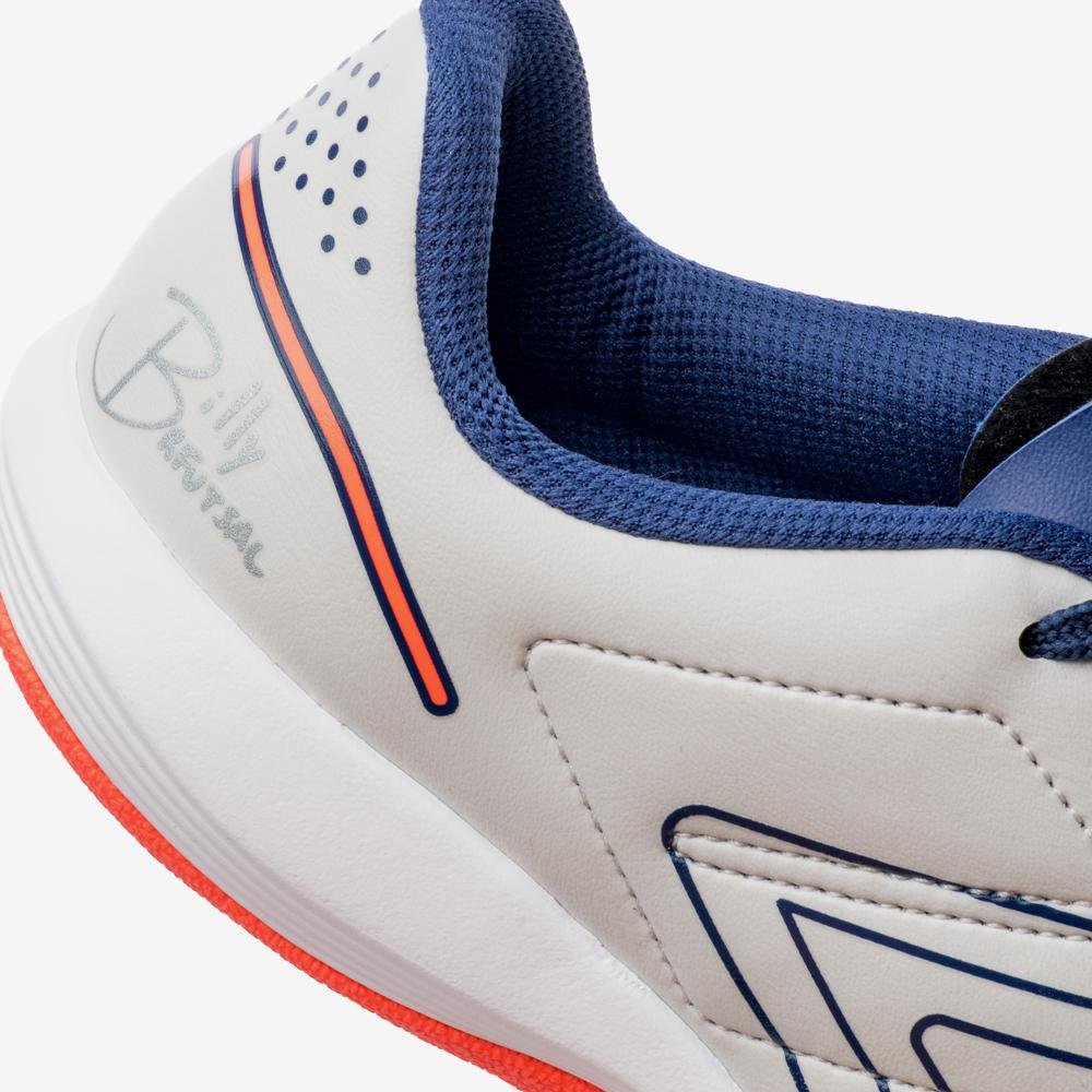 Chuteira Futsal Umbro Br Futsal Jr Cinza/Azul/Laranja 7