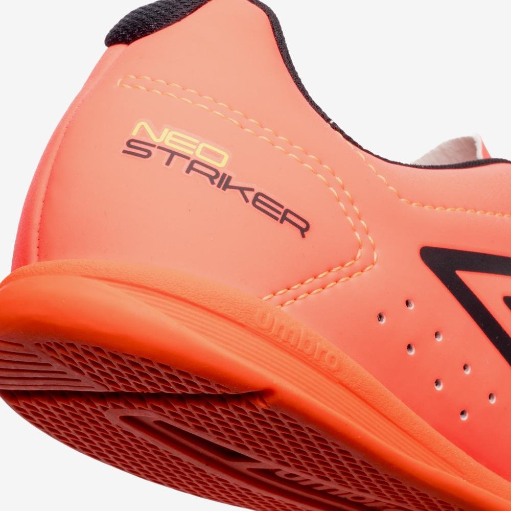Chuteira Futsal Umbro Neo Striker Laranja/Preto 7