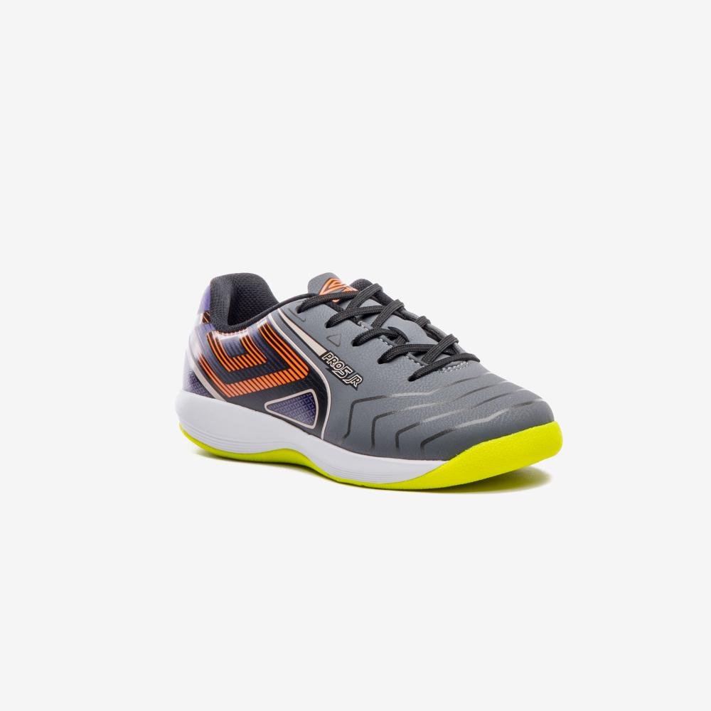Chuteira Futsal Umbro Pro 5 Jr Cinza 3