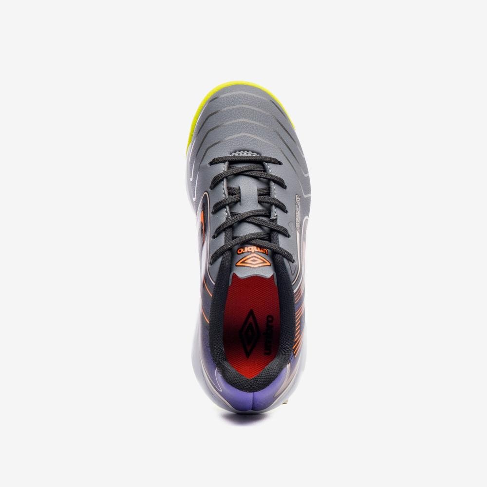 Chuteira Futsal Umbro Pro 5 Jr Cinza 4