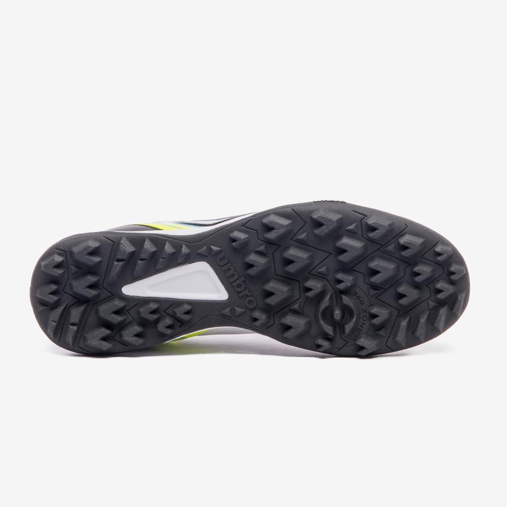 Chuteira Society Umbro Adamant Master Class Club Branco/Preto/Amarelo 5