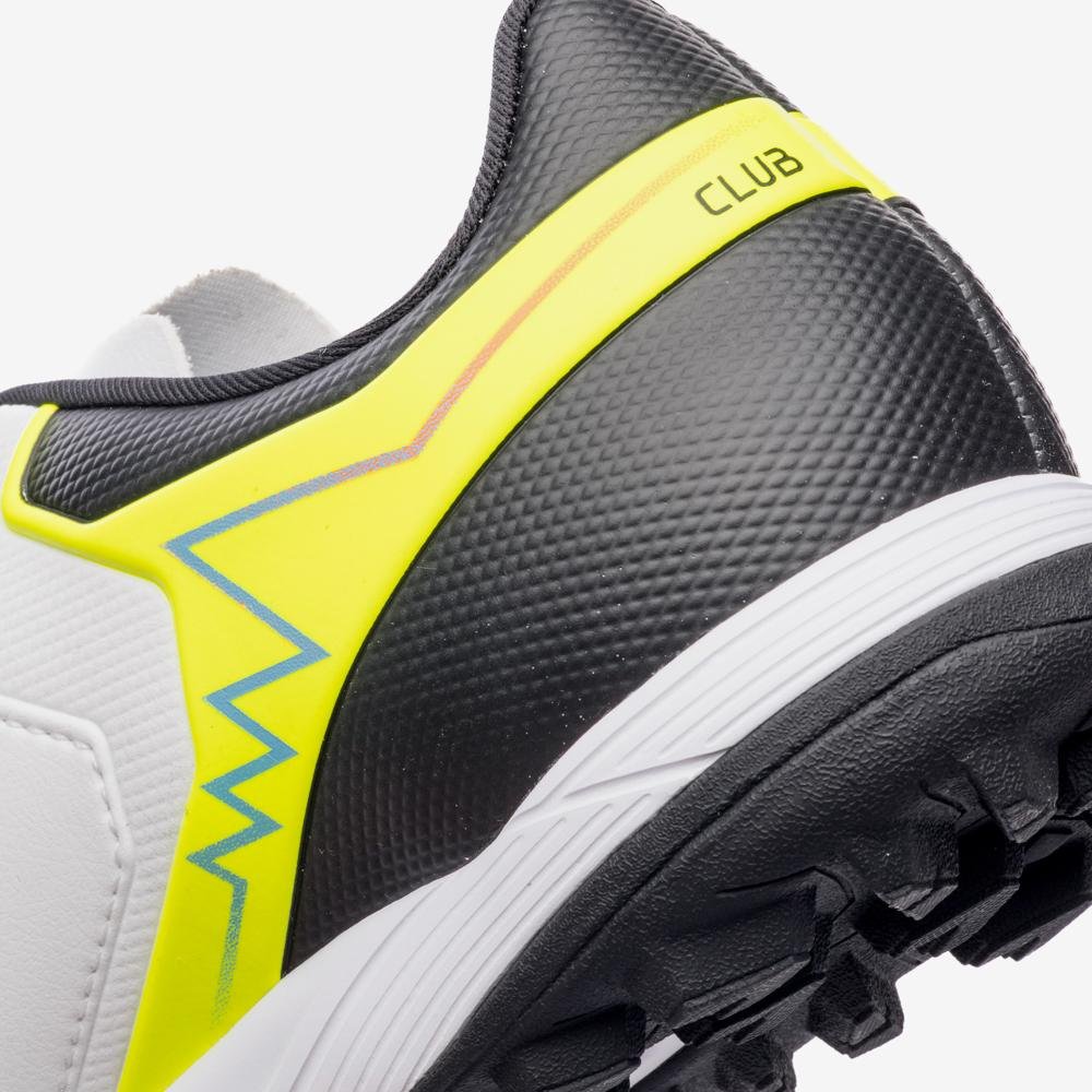 Chuteira Society Umbro Adamant Master Class Club Branco/Preto/Amarelo 8