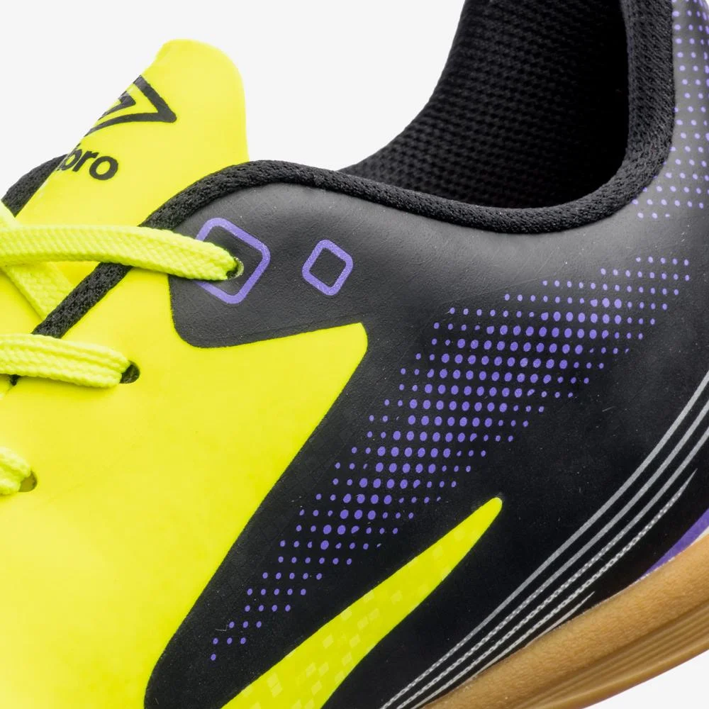 Chuteira Futsal Umbro Techno Ii Amarelo/Preto/Branco 8