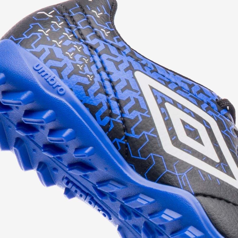 Chuteira Society Umbro Class Neo Jr Preto/Azul 7