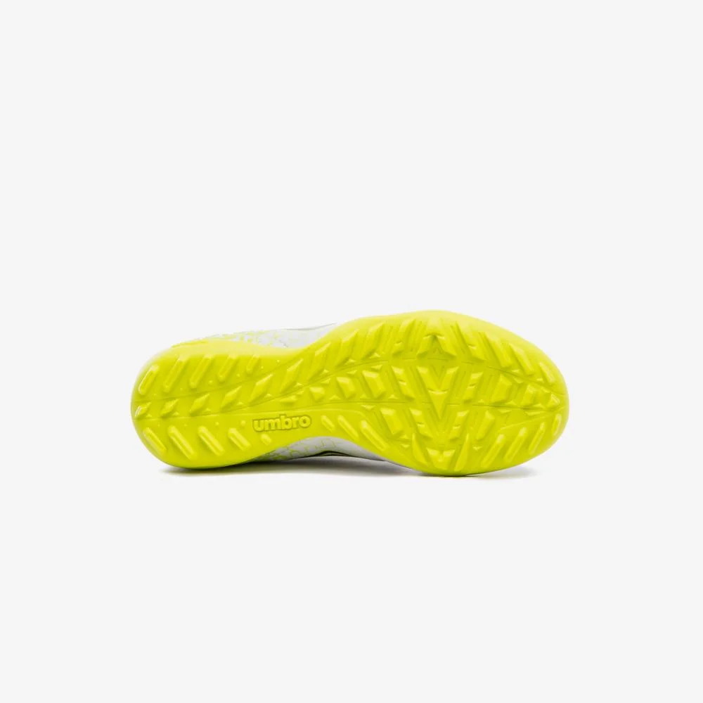 Chuteira Society Umbro Class Neo Jr Branco/Preto/Amarelo 5