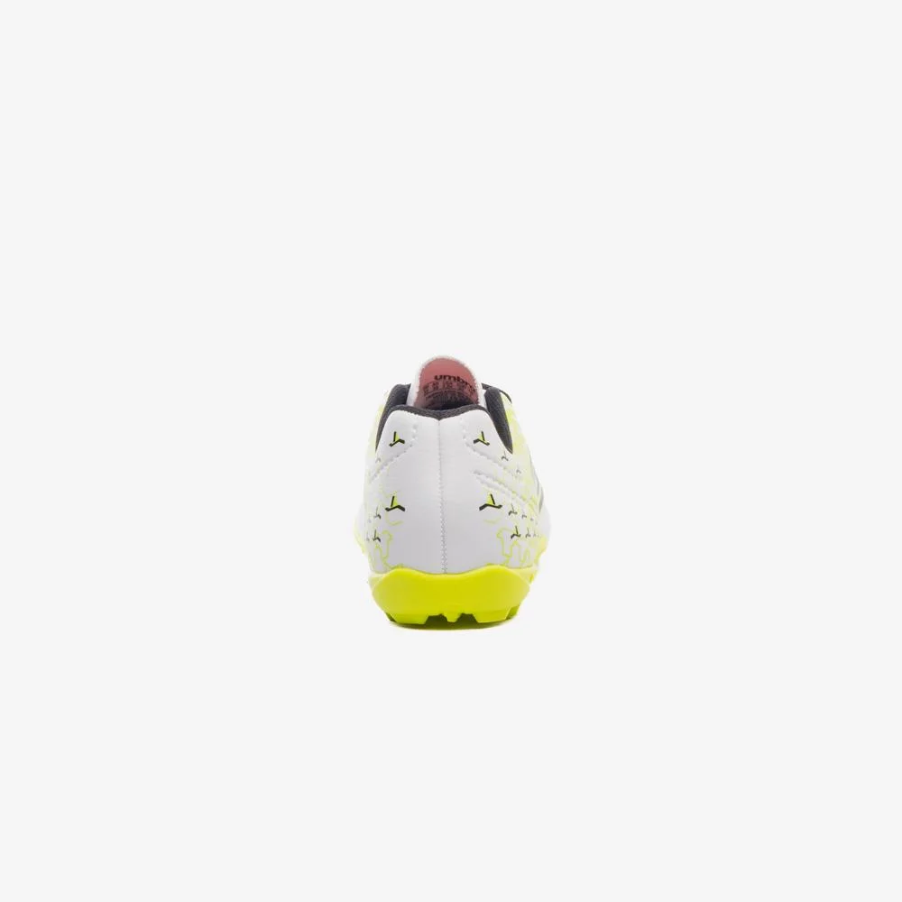 Chuteira Society Umbro Class Neo Jr Branco/Preto/Amarelo 6