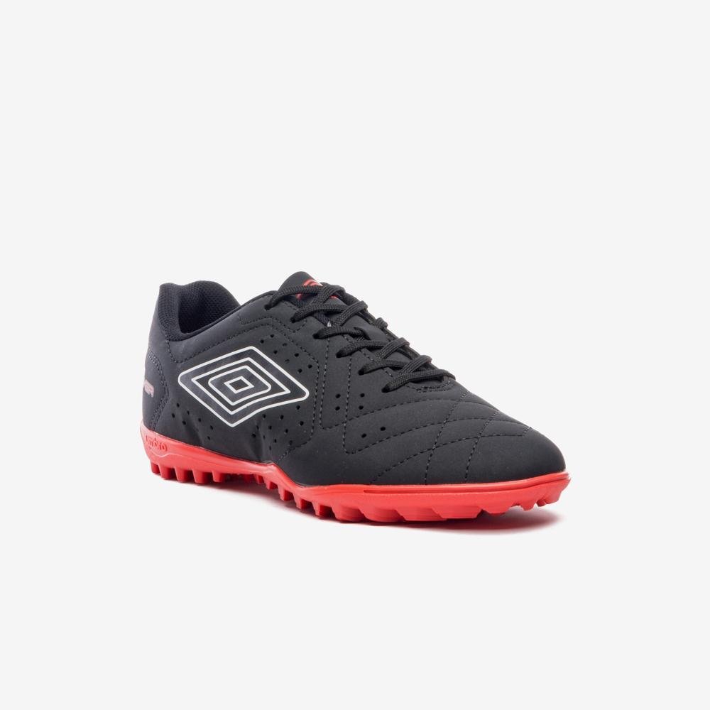 Chuteira Society Umbro Neo Striker Preto/Laranja 3