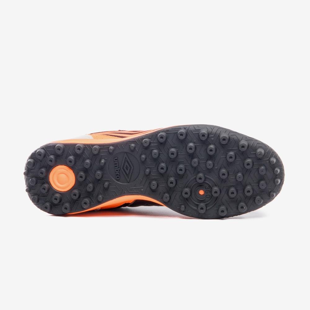 Chuteira Society Umbro Pro Challenge Uptake Preto/Laranja 5