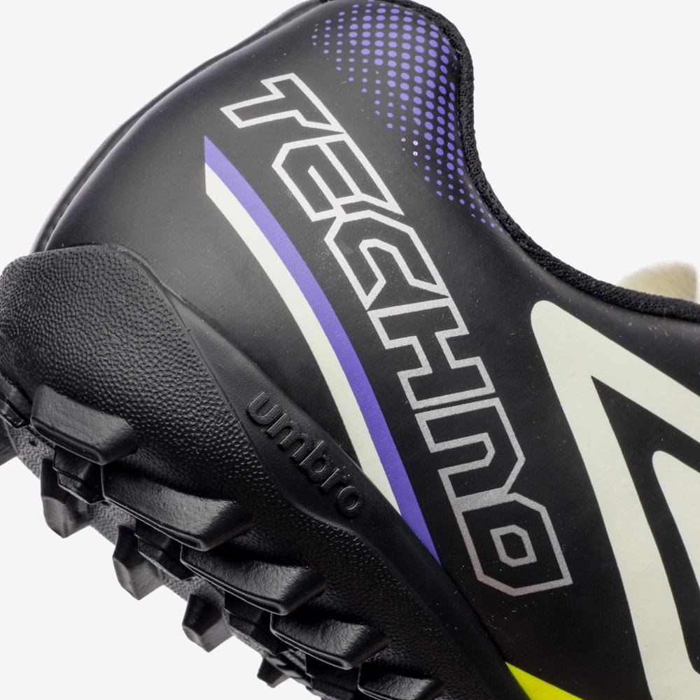 Chuteira Society Umbro Techno II Jr Amarelo/Preto/Branco 7