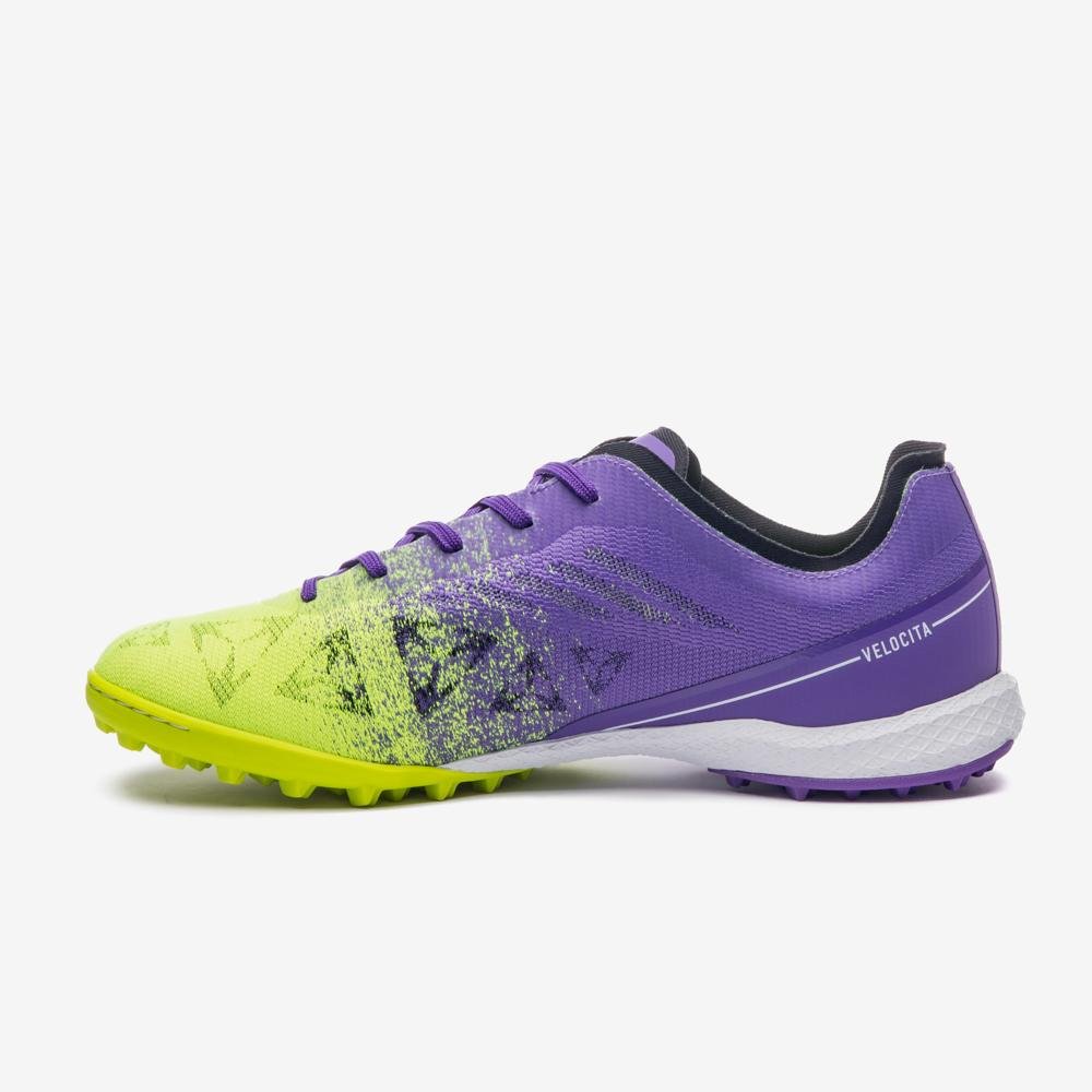 Chuteira Society Umbro Velocita Decimo Premier Roxo/Preto/Verde 2