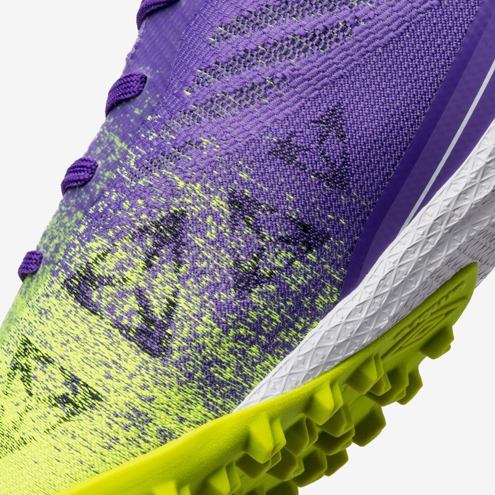 Chuteira Society Umbro Velocita Decimo Premier Roxo/Preto/Verde 7